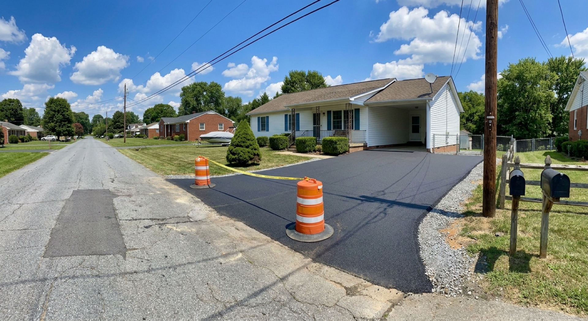 Asphalt driveway paving Broadlands Ashburn Loudoun County VA
