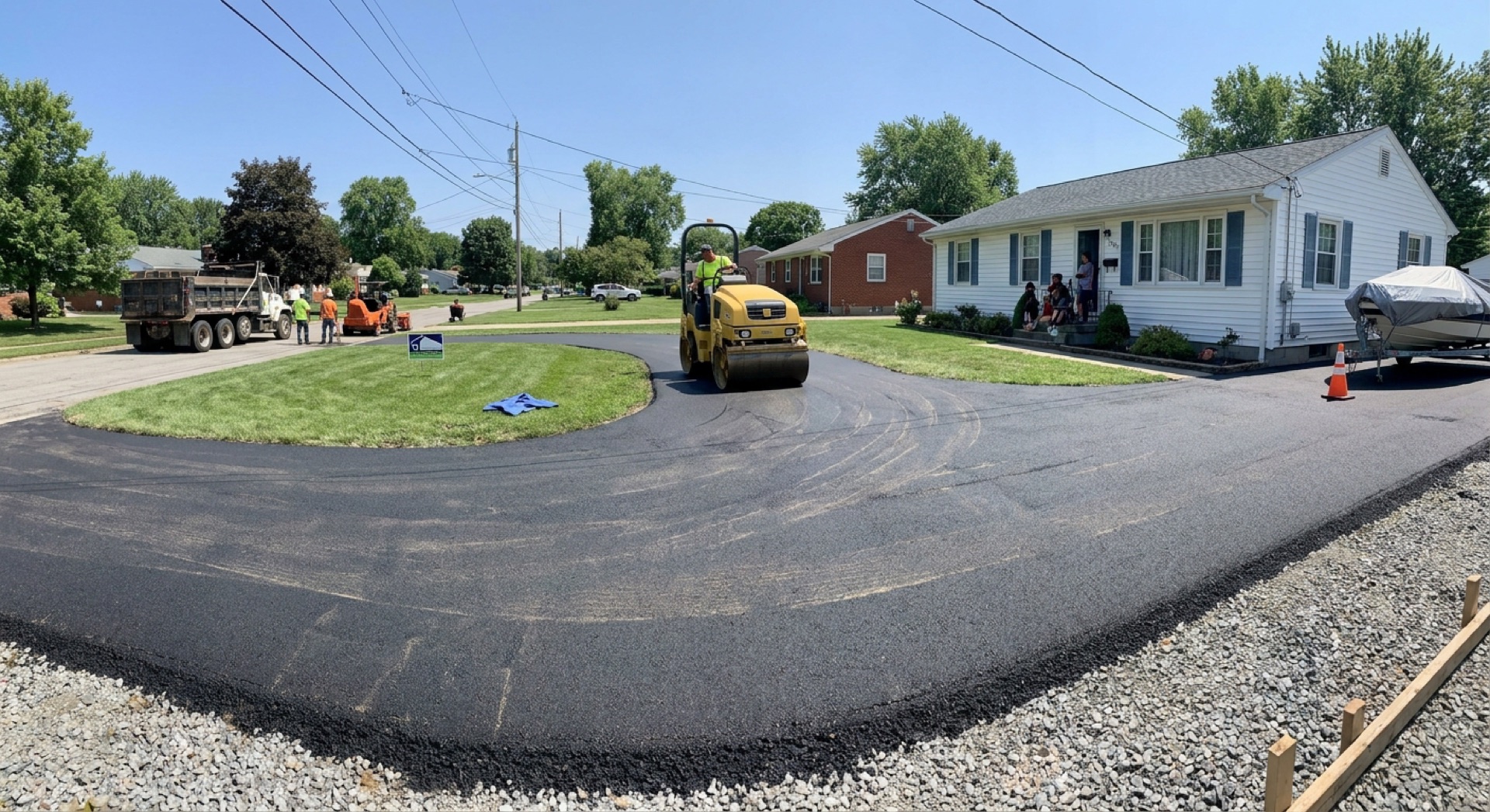 Asphalt driveway paving Chantilly VA
